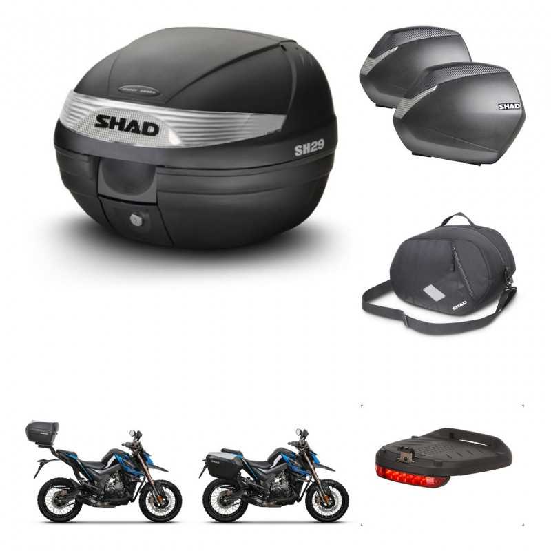SHAD Maletas laterales + baul trasero accesorios herraje 3p montaje SH29 SH 29 SH36 36 KIT-245970