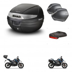SHAD Maletas laterales + baul trasero luz de freno herraje 3p montaje SH29 SH 29 SH36 36 KIT-245971