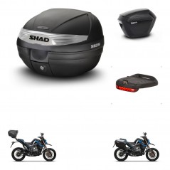 SHAD Side cases + rear trunk + brake light + 3p hardware + mounting hardware SH29 SH 29 SH23 KIT-245972