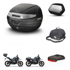 SHAD Maletas laterales + baul trasero accesorios herraje 3p montaje SH29 SH 29 SC SH35 PREMIUM KIT-245976