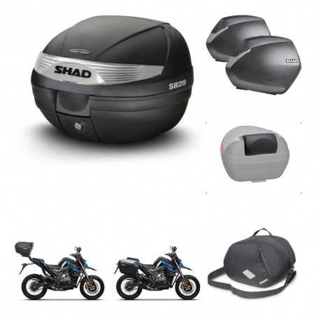 SHAD Maletas laterales + baul trasero accesorios herraje 3p montaje SH29 SH 29 SH36 36 KIT-245979