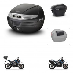SHAD Maletas laterales + baul trasero respaldo de pasajero herraje 3p montaje SH29 SH 29 SH23 KIT-245981