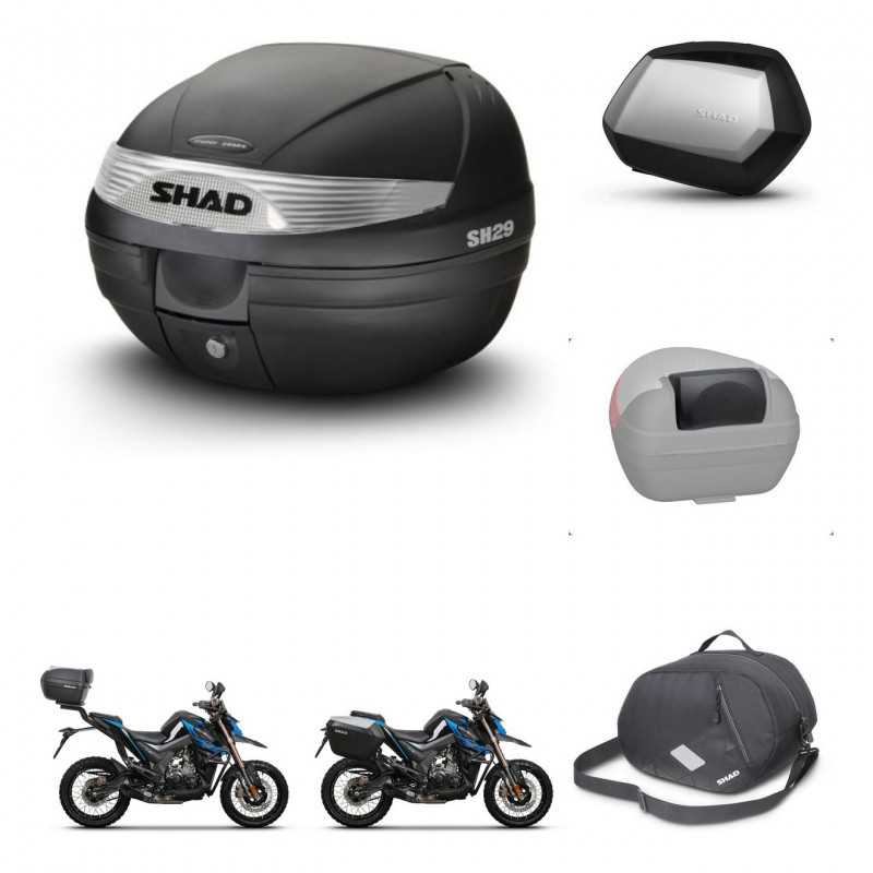 SHAD Side cases + rear trunk + accessories + 3p hardware + mounting hardware SH29 SH 29 SC SH35 PREMIUM KIT-245985