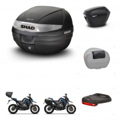 SHAD Side cases + rear trunk + accessories + 3p hardware + mounting hardware SH29 SH 29 SH23 KIT-245990