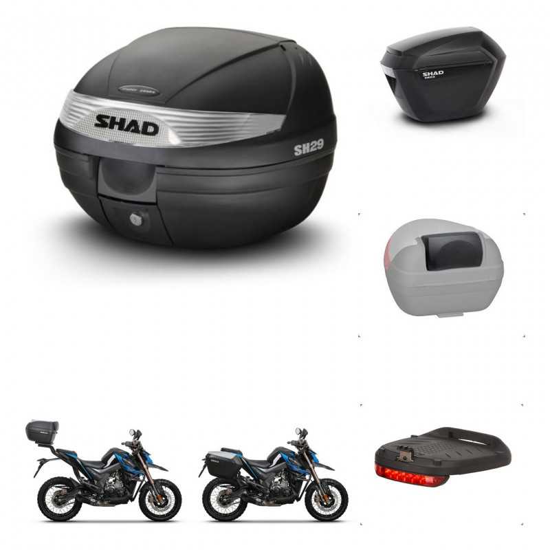 SHAD Side cases + rear trunk + accessories + 3p hardware + mounting hardware SH29 SH 29 SH23 KIT-245990