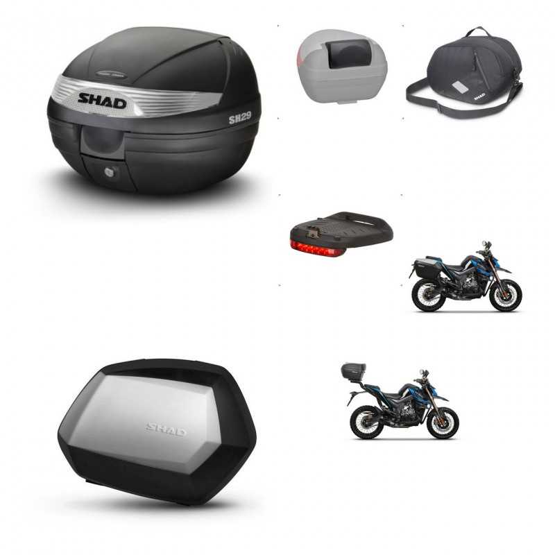 SHAD Maletas laterales + baul trasero accesorios herraje 3p montaje SH29 SH 29 SC SH35 PREMIUM KIT-245994