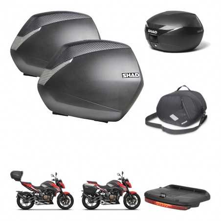 SHAD Baul trasero + maletas laterales accesorios herraje 3p montaje SH36 SH 36 SH39 39 KIT-247266