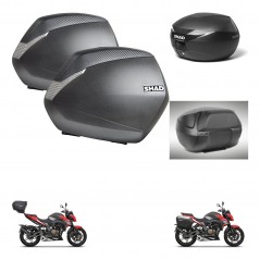 SHAD Rear trunk + side cases + passenger backrest + 3p hardware + mounting hardware SH36 SH 36 SH39 SH 39 KIT-247276