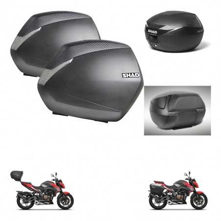 SHAD Baul trasero + maletas laterales respaldo de pasajero herraje 3p montaje SH36 SH 36 SH39 39 KIT-247276