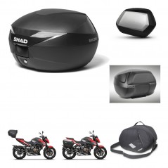 SHAD Maletas laterales + baul trasero accesorios herraje 3p montaje SH39 SH 39 SC SH35 PREMIUM KIT-247281