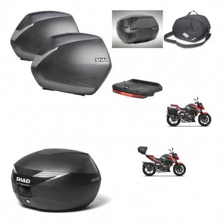 SHAD Baul trasero + maletas laterales accesorios herraje 3p montaje SH36 SH 36 SH39 39 KIT-247284