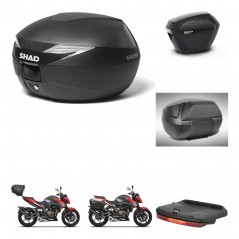 SHAD Side cases + rear trunk + accessories + 3p hardware + mounting hardware SH39 SH 39 SH23 KIT-247286
