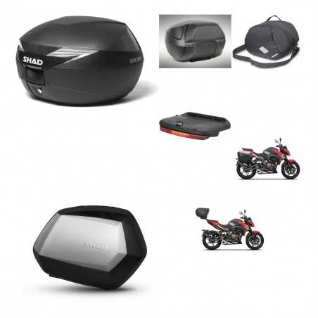 SHAD Side cases + rear trunk + accessories + 3p hardware + mounting hardware SH39 SH 39 SC SH35 PREMIUM KIT-247290