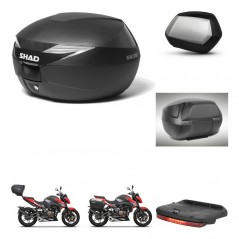 SHAD Side cases + rear trunk + accessories + 3p hardware + mounting hardware SH39 SH 39 SC SH35 PREMIUM KIT-247291
