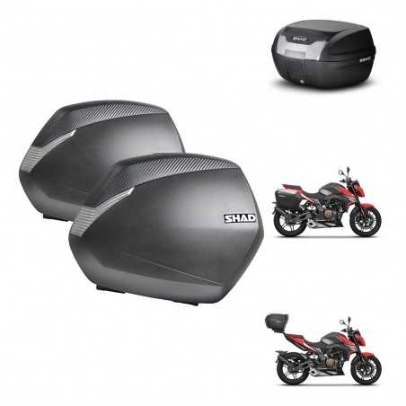 SHAD Baul trasero + maletas laterales herraje 3p montaje SH36 SH 36 SH40 40 2011 KIT-248410