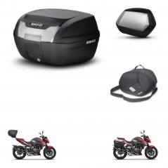 SHAD Side cases + rear trunk + inner bag + 3p hardware + mounting hardware SH40 SH 40 2011 SC SH35 PREMIUM KIT-248415