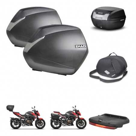SHAD Baul trasero + maletas laterales accesorios herraje 3p montaje SH36 SH 36 SH40 40 2011 KIT-248418