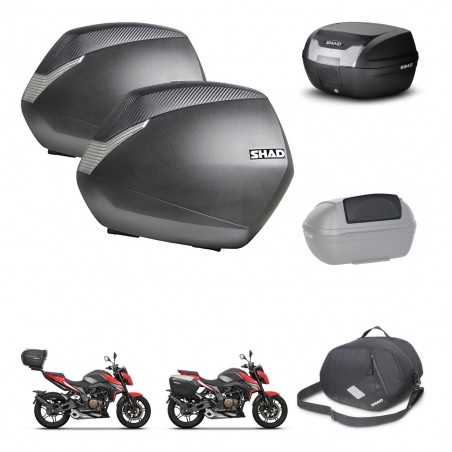 SHAD Baul trasero + maletas laterales accesorios herraje 3p montaje SH36 SH 36 SH40 40 2011 KIT-248427