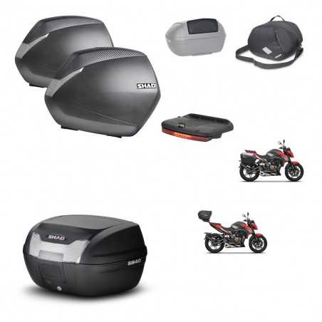 SHAD Baul trasero + maletas laterales accesorios herraje 3p montaje SH36 SH 36 SH40 40 2011 KIT-248436