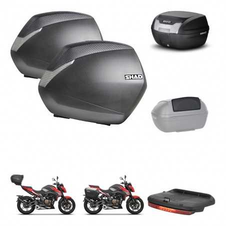 SHAD Baul trasero + maletas laterales accesorios herraje 3p montaje SH36 SH 36 SH40 40 2011 KIT-248437
