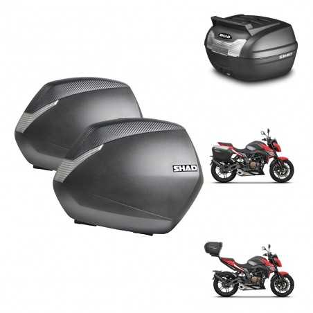 SHAD Baul trasero + maletas laterales herraje 3p montaje SH36 SH 36 KIT-249562