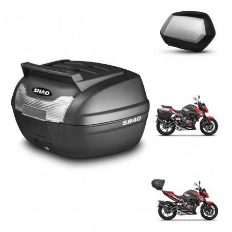 SHAD Maletas laterales + baul trasero herraje 3p montaje SC SH35 PREMIUM KIT-249568
