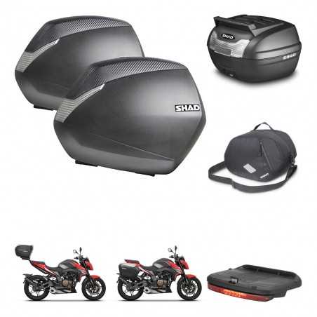 SHAD Baul trasero + maletas laterales accesorios herraje 3p montaje SH36 SH 36 KIT-249570