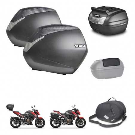SHAD Baul trasero + maletas laterales accesorios herraje 3p montaje SH36 SH 36 KIT-249579