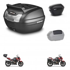 SHAD Maletas laterales + baul trasero respaldo de pasajero herraje 3p montaje SH23 KIT-249581