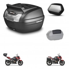 SHAD Side cases + rear trunk + passenger backrest + 3p hardware + mounting hardware SC SH35 PREMIUM KIT-249586