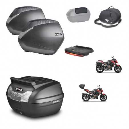 SHAD Baul trasero + maletas laterales accesorios herraje 3p montaje SH36 SH 36 KIT-249588