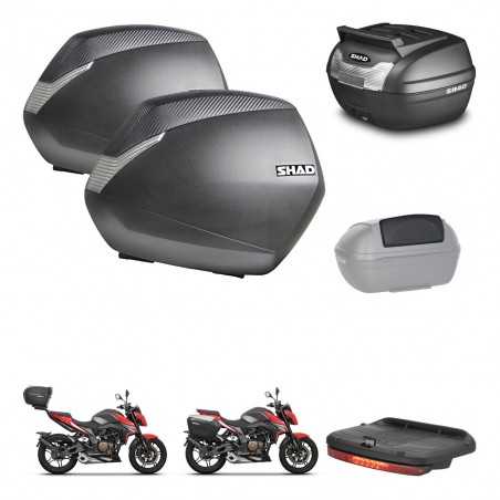 SHAD Baul trasero + maletas laterales accesorios herraje 3p montaje SH36 SH 36 KIT-249589