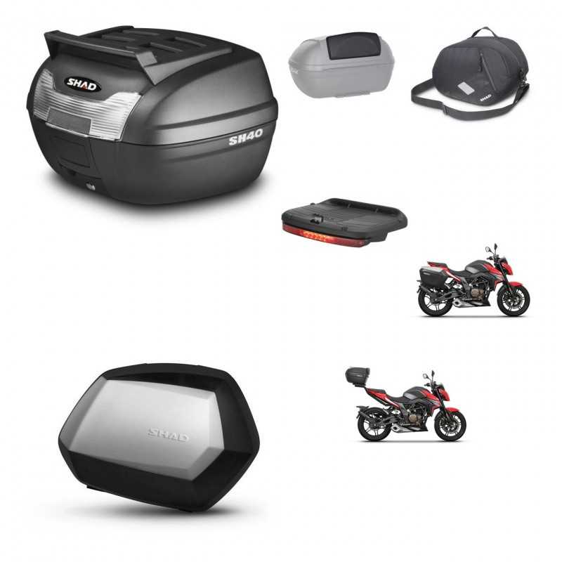 SHAD Side cases + rear trunk + accessories + 3p hardware + mounting hardware SC SH35 PREMIUM KIT-249594