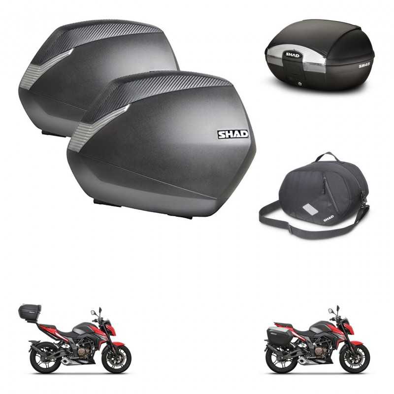 SHAD Baul trasero + maletas laterales bolsa interna herraje 3p montaje SH36 SH 36 SH45 45 KIT-251757