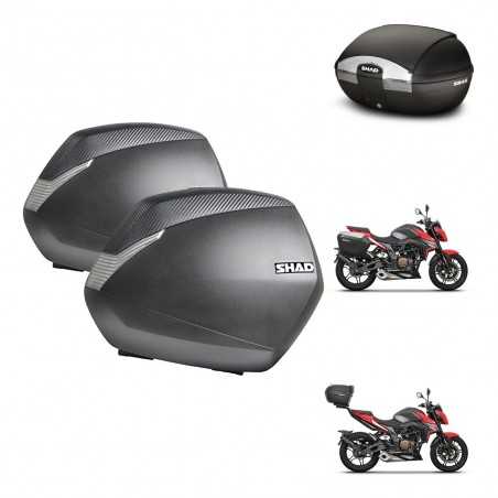 SHAD Baul trasero + maletas laterales herraje 3p montaje SH36 SH 36 SH45 45 KIT-251758