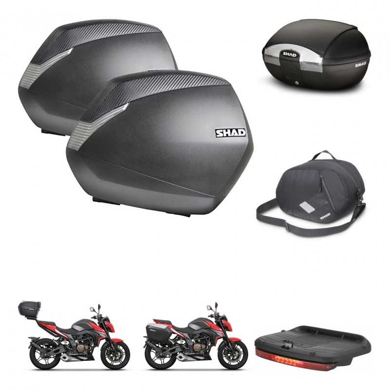 SHAD Baul trasero + maletas laterales accesorios herraje 3p montaje SH36 SH 36 SH45 45 KIT-251766