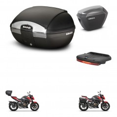 SHAD Side cases + rear trunk + brake light + 3p hardware + mounting hardware SH45 SH 45 SH23 ALU KIT-251774