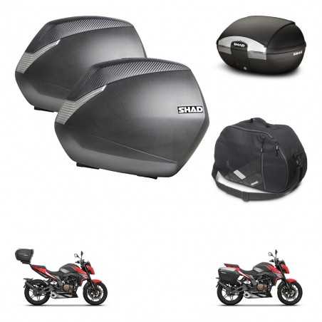 SHAD Baul trasero + maletas laterales bolsa interna herraje 3p montaje SH36 SH 36 SH45 45 KIT-251776