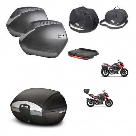 SHAD Baul trasero + maletas laterales accesorios herraje 3p montaje SH36 SH 36 SH45 45 KIT-251784