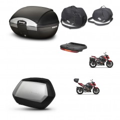 SHAD Maletas laterales + baul trasero accesorios herraje 3p montaje SH45 SH 45 SC SH35 PREMIUM KIT-251790