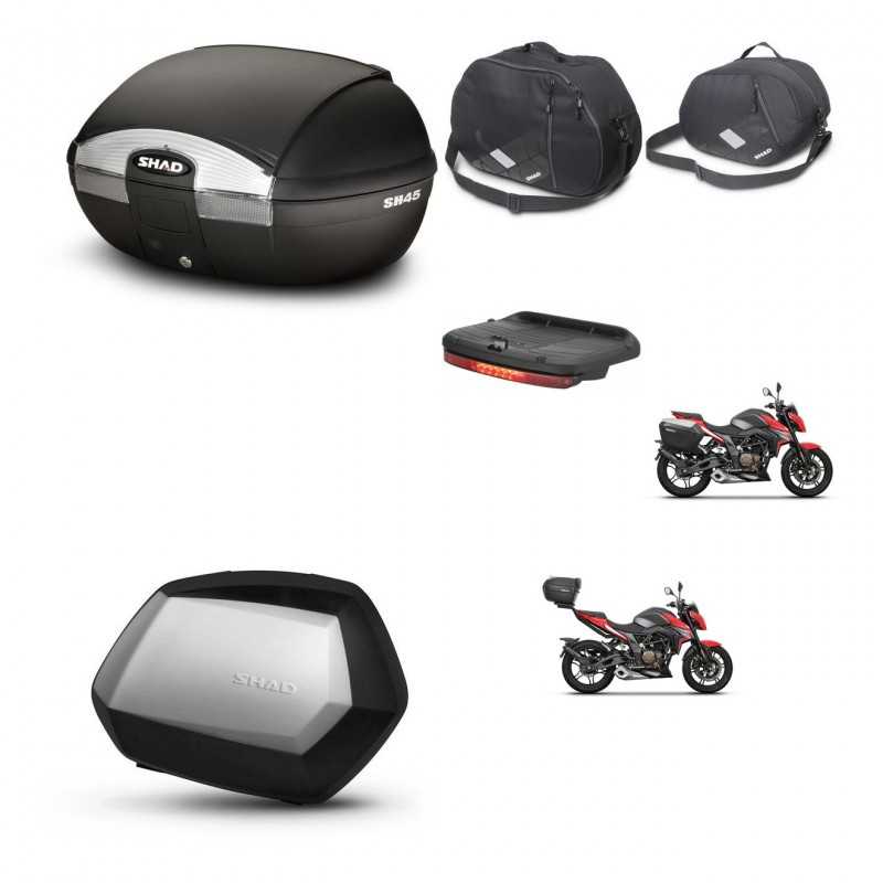 SHAD Side cases + rear trunk + accessories + 3p hardware + mounting hardware SH45 SH 45 SC SH35 PREMIUM KIT-251790