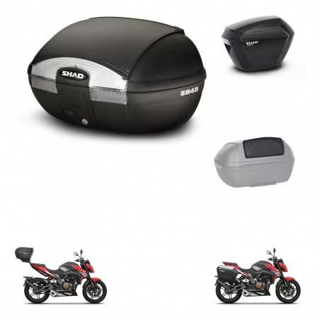 SHAD Maletas laterales + baul trasero respaldo de pasajero herraje 3p montaje SH45 SH 45 SH23 KIT-251795