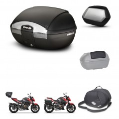 SHAD Side cases + rear trunk + accessories + 3p hardware + mounting hardware SH45 SH 45 SC SH35 PREMIUM KIT-251799