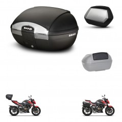 SHAD Side cases + rear trunk + passenger backrest + 3p hardware + mounting hardware SH45 SH 45 SC SH35 PREMIUM KIT-251800