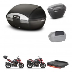 SHAD Side cases + rear trunk + accessories + 3p hardware + mounting hardware SH45 SH 45 SH23 ALU KIT-251810