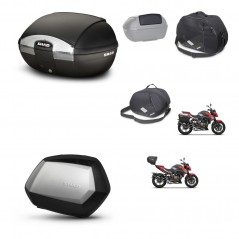 SHAD Side cases + rear trunk + accessories + 3p hardware + mounting hardware SH45 SH 45 SC SH35 PREMIUM KIT-251817