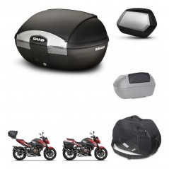 SHAD Side cases + rear trunk + accessories + 3p hardware + mounting hardware SH45 SH 45 SC SH35 PREMIUM KIT-251818