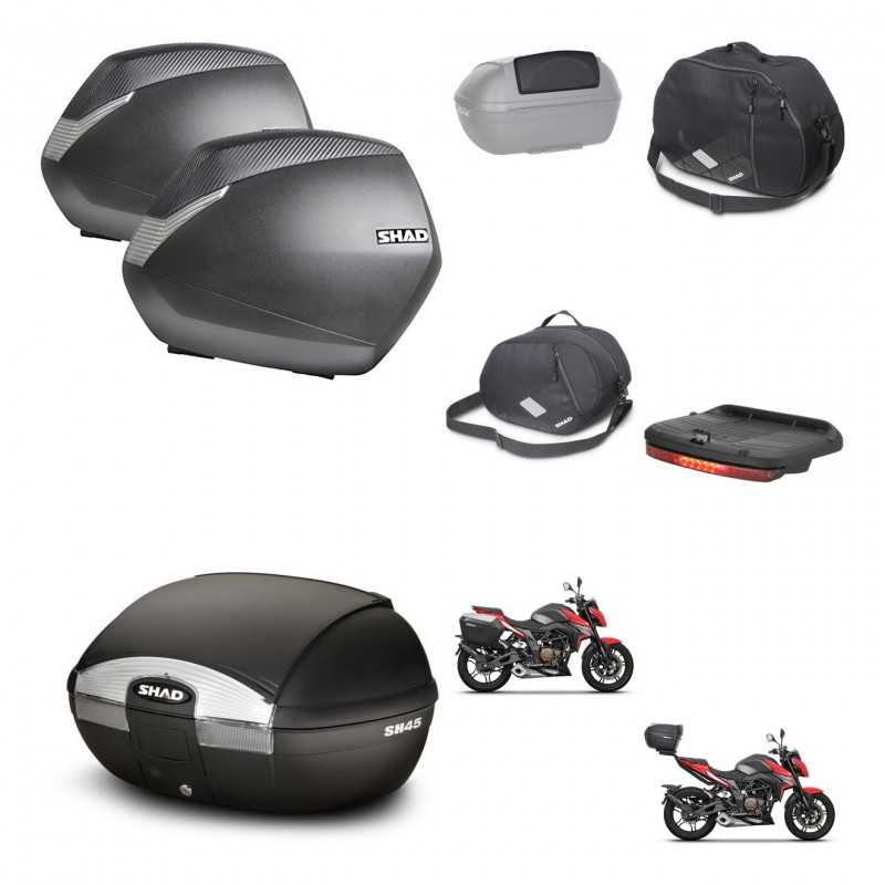 SHAD Rear trunk + side cases + accessories + 3p hardware + mounting hardware SH36 SH 36 SH45 SH 45 KIT-251820