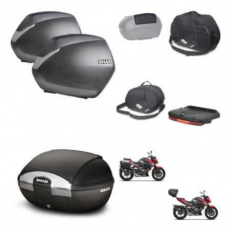 SHAD Baul trasero + maletas laterales accesorios herraje 3p montaje SH36 SH 36 SH45 45 KIT-251820