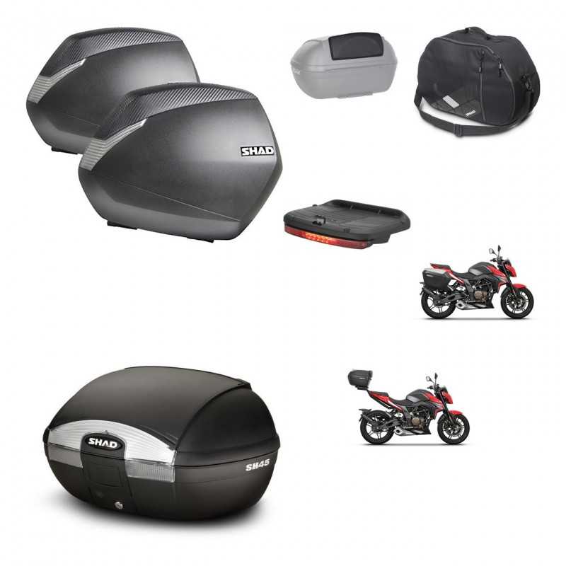 SHAD Baul trasero + maletas laterales accesorios herraje 3p montaje SH36 SH 36 SH45 45 KIT-251821